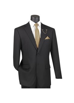 Brand Vinci Men's Classic Fit Grey 2-Button Sport Dress Blazer Jacket main image 0