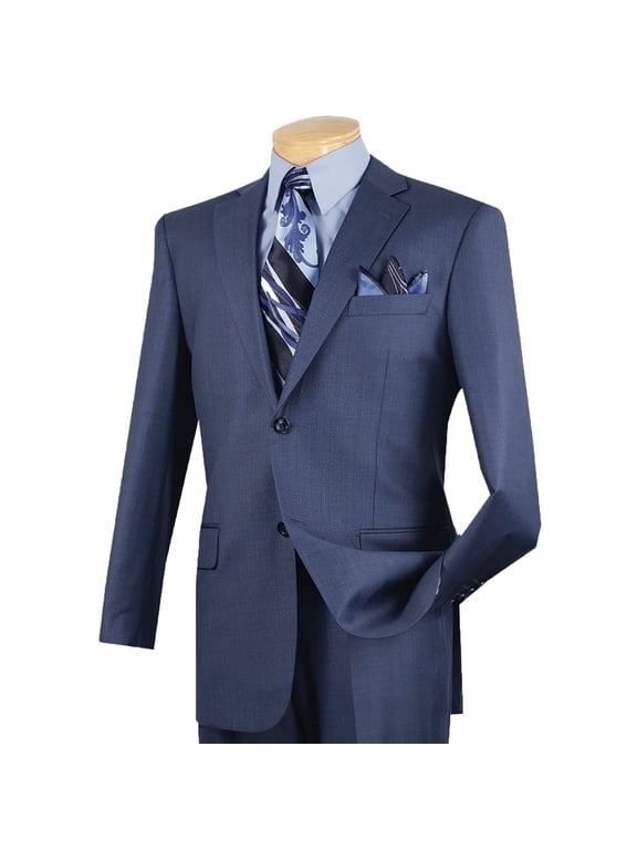 Vinca Collection- Tan Glen Plaid Three Piece Suit Regular Fit