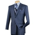 thumbnail image 1 of VINCI Men's Blue Textured 2-Button Classic-Fit Business Suit - NEW - 54R (Big & Tall), 1 of 2