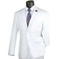 thumbnail image 1 of VINCI Men's White 2-Button Suit w/ Adjustable Waistband, Reg-Fit - NEW, 1 of 3