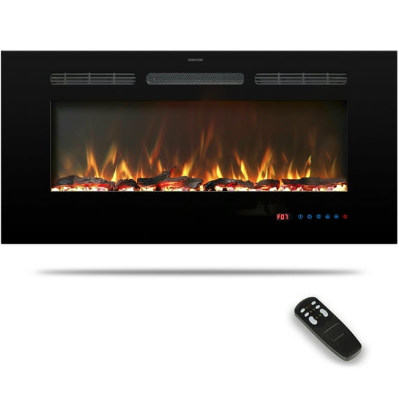 VINEMOUNT 30" Electric Fireplace, Recessed & Wall Mounted, 13 Colors, 750/1500W