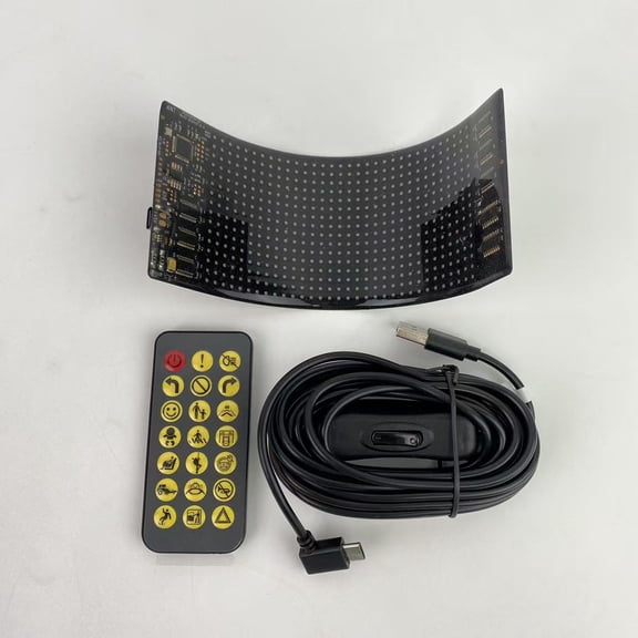 VINEON Electronic LED signs,Full Colour LED Signs,Programmable LED Sign,Bluetooth APP Control,Custom Text, Patterns, Animations for Car Business Store Signs