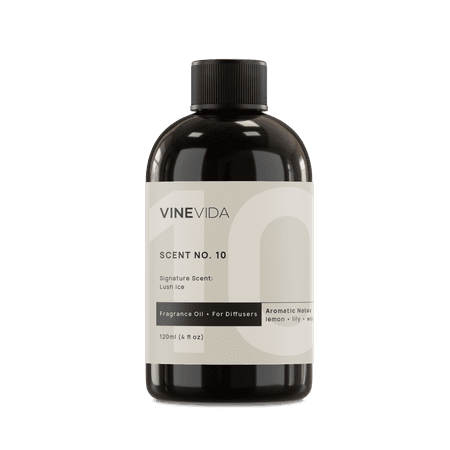 VINEVIDA Scent NO. 10, Signature Scent: Lush Ice Fragrance Oil for Cold Air Diffusers, 4 Fl Oz