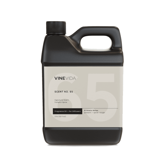 VINEVIDA Scent NO. 65, Signature Scent: Pumpkin Spice Fragrance Oil for Cold Air Diffusers, 32 Fl Oz