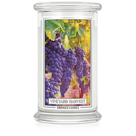 VINEYARD HARVEST Large 2-Wick 22 oz 100 Hour Jar by Kringle Candles