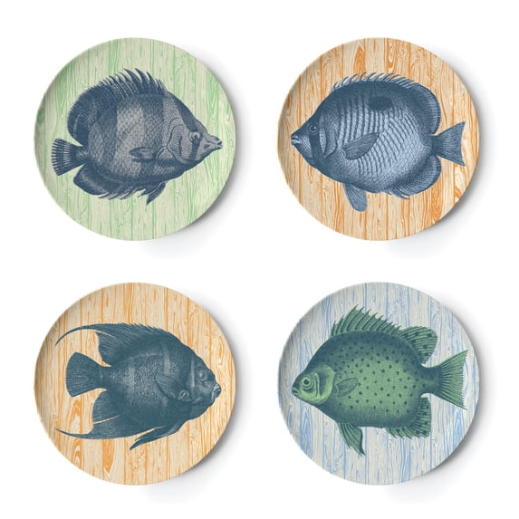 VINEYARD SIDE PLATES SET OF FOUR