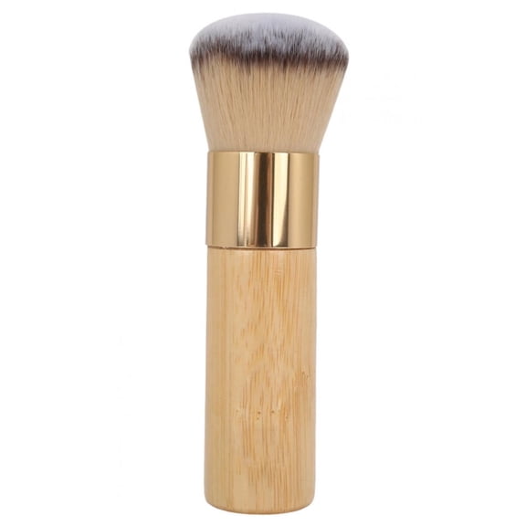 VINGEM Bamboo Handle Foundation Brush, Airbrush Finish Buffer Makeup Brush for Liquid & Powder Cosmetics