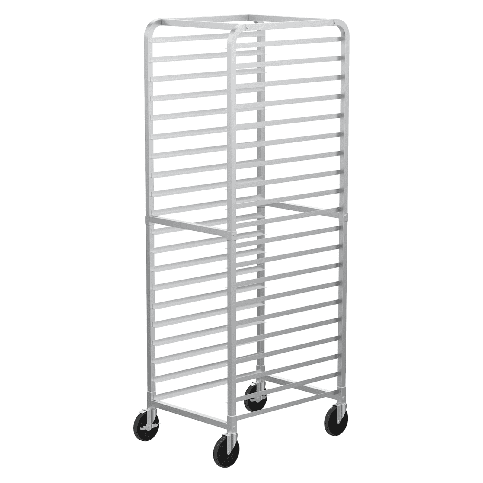 Excellante 10-Tier Bon/Sheet Pan Rack With 4 Casters ( 2X Locking, 2  Regular) 20 1/4 X 26 X 38 1/2, Kockdown, NSF, Comes In Set 