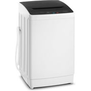 VINGLI 30LBS Full-Automatic Electric Laundry Machine，Large Capacity, Portable Washing Machine with Stainless Steel Drum, 110V Compact Washer, Washer and Dryer Combo for Apartment, Dorms, RV, Grey