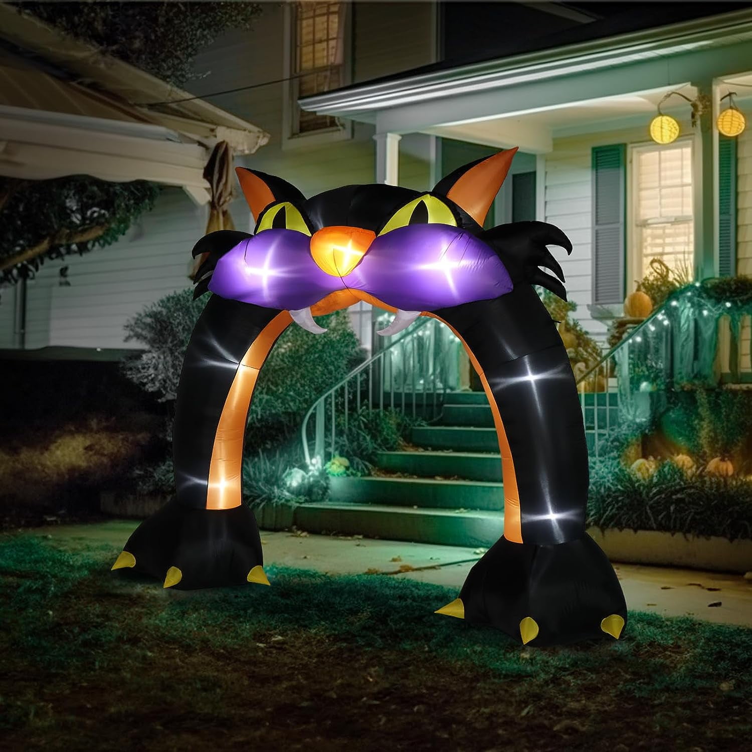 VINGLI 9FT Tall Halloween Inflatables Outdoor Decorations, Blow Up ...