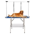 thumbnail image 1 of VINGLI Dog Grooming Table, Trimming Table Drying Table with Arm Noose & Mesh Tray for Dog Cat (45in), 1 of 5