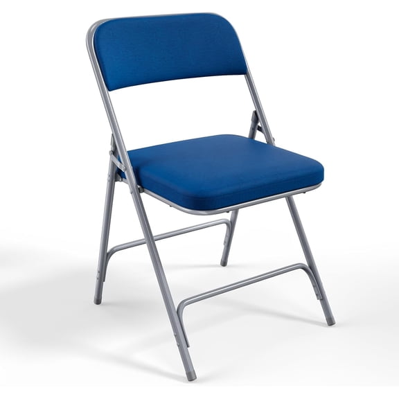 VINGLI Padded Folding Chairs with Thick Seat Cushion, Portable, Durable & Extra Comfortable Foldable Chairs