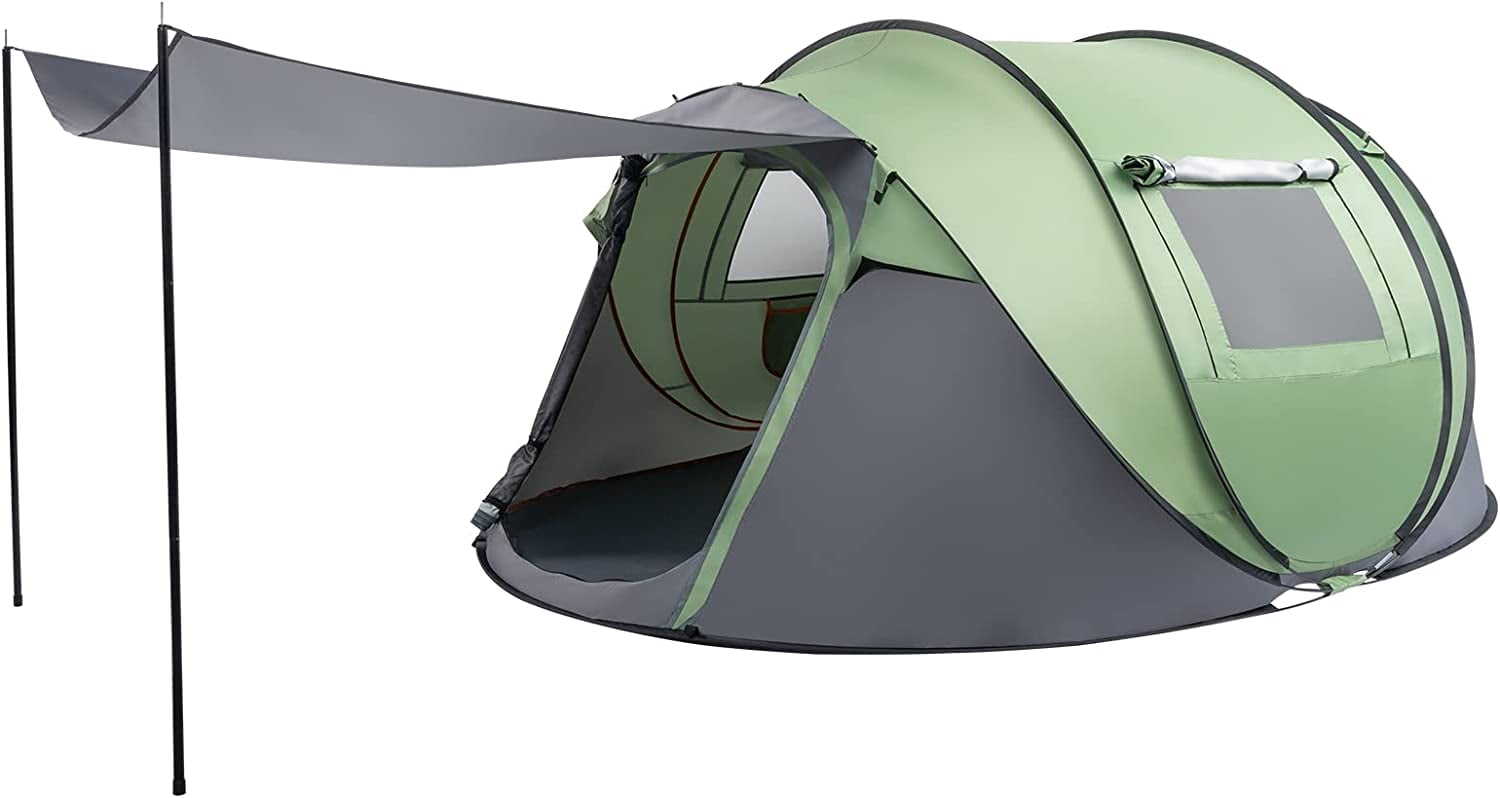 VINGLI Pop Up Camping Tent,Waterproof Automatic Setup Instant Family