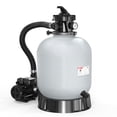 thumbnail image 1 of VINGLI Sand Pool Filter 16 in Tank with A 3/4 HP Pump 115V Above Ground Inground Swimming Pool Pump with Filter Basket,3435 GPH, 1 of 7