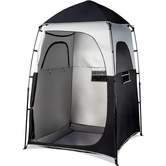 VINGLI Shower Tent with Mesh Floor and Carrying Bag