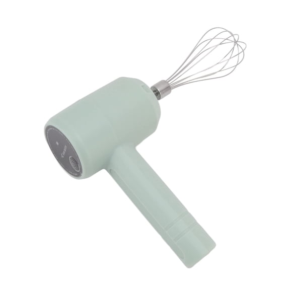 VINGVO Electric Mixer, Portable Automatic Electric Hand Mixer Handheld Mixer Cordless Hand Mixer USB Rechargeable for Baking Cake Egg Cream (Light Cyan) Y101