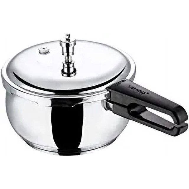 VINOD Stainless Steel Induction Pressure Cooker Belly Shape 1.5 Litre