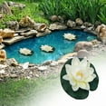 thumbnail image 1 of VINOIC Artificial Floating Lotus Flowers, 10 Pcs Pond Water Lily Decor, Eva Foam Garden Pool Bloom, 1 of 2