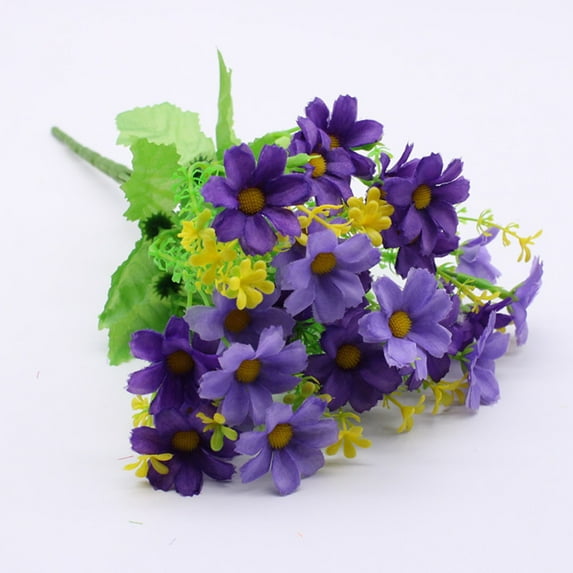 VINOIC Artificial Wildflowers, Faux Silk Flowers with Organic Components, for Indoor and Outdoor Garden Decor, Perfect for Home Decoration and Centerpieces, Realistic and Durable