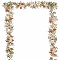 VINOIC Autumn Maple Leaf Garland 6FT Hanging Vine Artificial Fall Decor for Fireplace Mantel Wall Wedding
