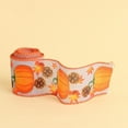 thumbnail image 1 of VINOIC Autumn Ribbon Roll 6-Foot, Wired Edge Craft Ribbon for Thanksgiving Decor, 1 of 5