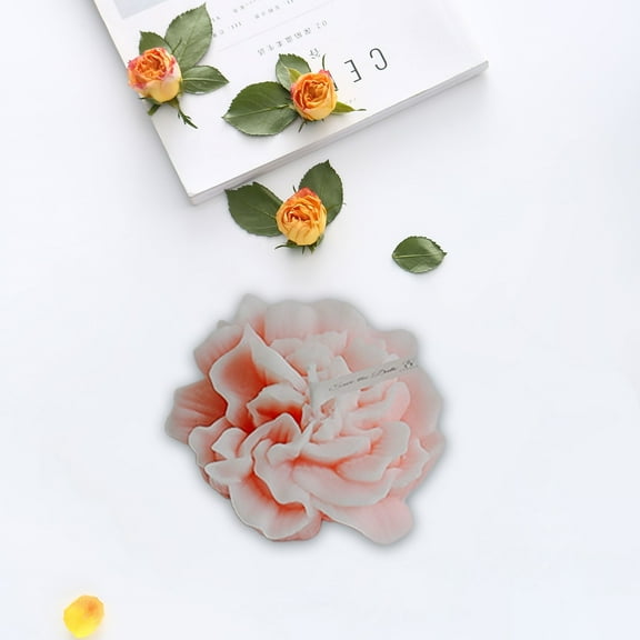 VINOIC Carnation Scented Candle Realistic Floral Design Aromatherapy Relaxation Gift for Teachers Appreciation