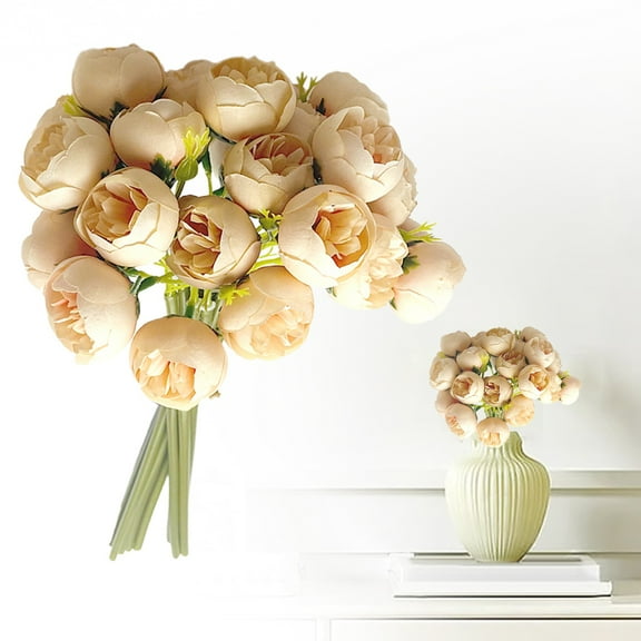 VINOIC European Style Peony Photo PropâWedding Bouquet Artificial Peony, Lifelike Blooms for Events & Flat-Lays