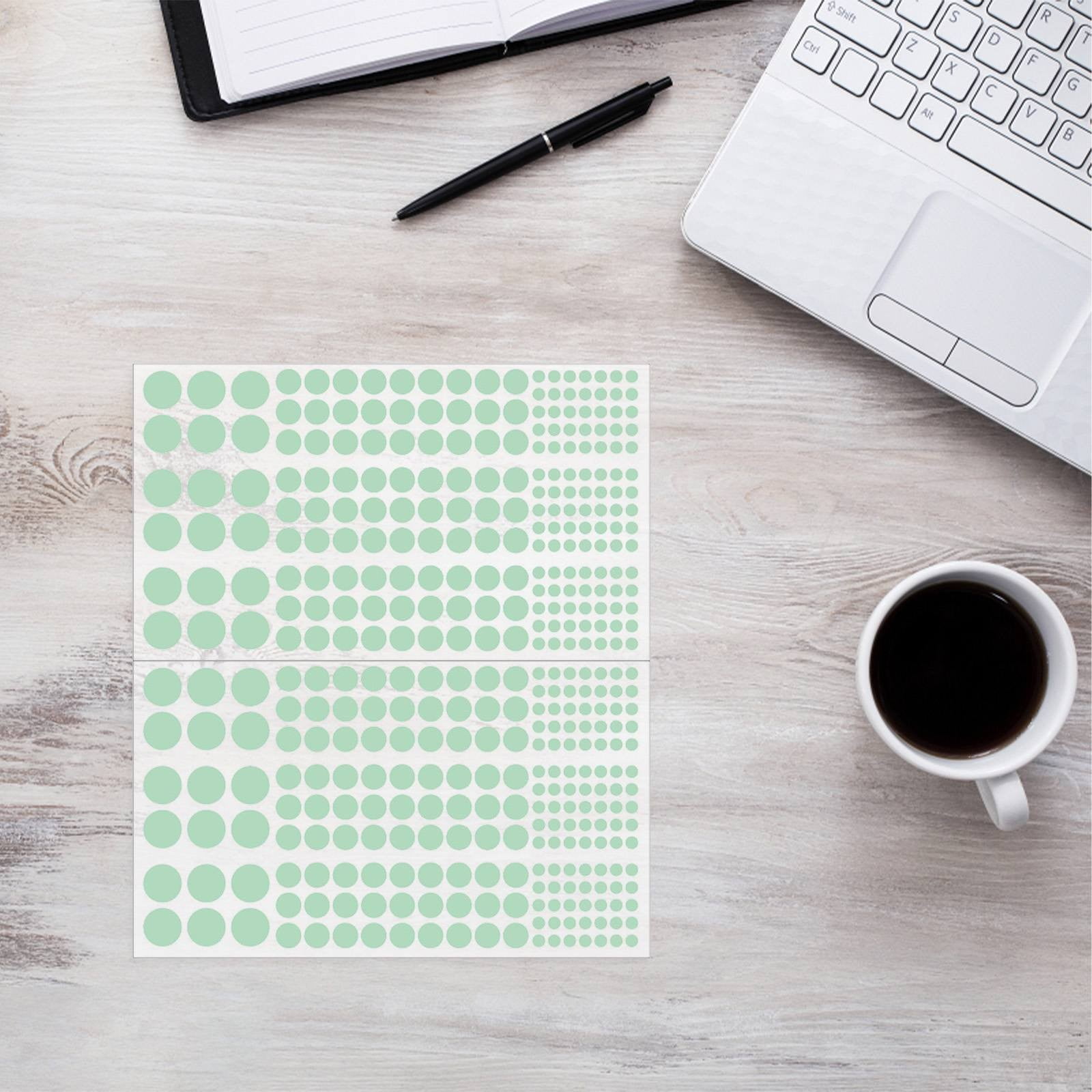 VINOIC Glow in the Dark Stickers, Fluorescent Dot Design, Perfect for ...