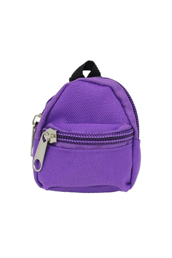Mini Backpack Accessory, Decorative Keychain Purse for Bag Zipper Charm