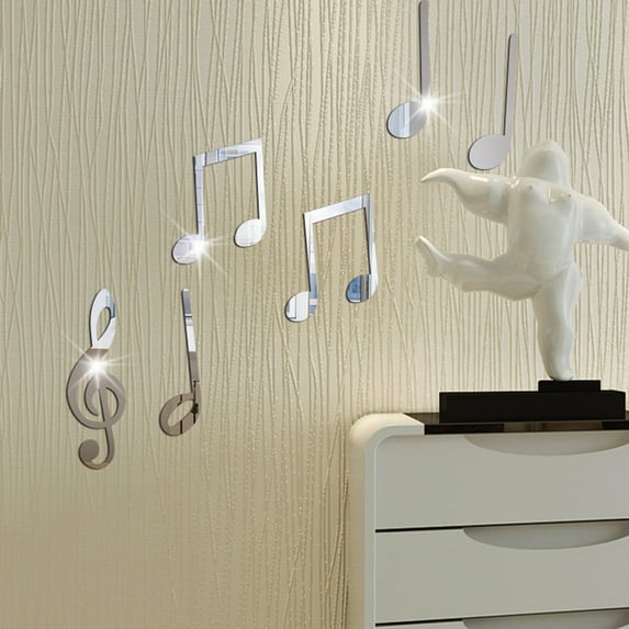 VINOIC Musical Note Wall Decal Removable Vinyl Art, DIY Home Decor Sticker for Living Room Bedroom