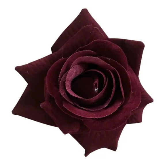 VINOIC Rose Flower Hair Clip, Faux Bridal Hair Accessory Brooch for Women Headpiece