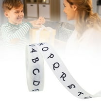 VINOIC School Theme Ribbon Roll Themed Pattern for Craft Project Wreath DIY Decorations