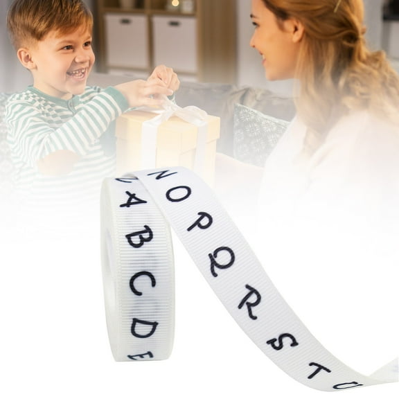 VINOIC School Theme Ribbon Roll Themed Pattern for Craft Project Wreath DIY Decorations