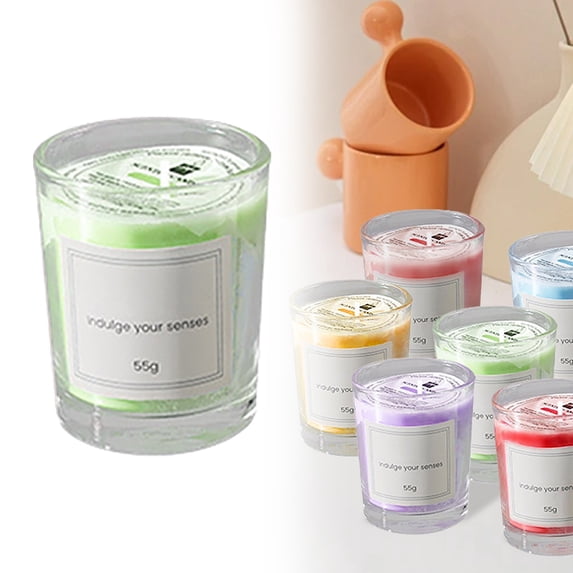 VINOIC Scented Candle Set, Natural Wax Formula, Perfect for Desktop Decoration and Aromatherapy, Decorative Candle Scene Layout for Home and Office