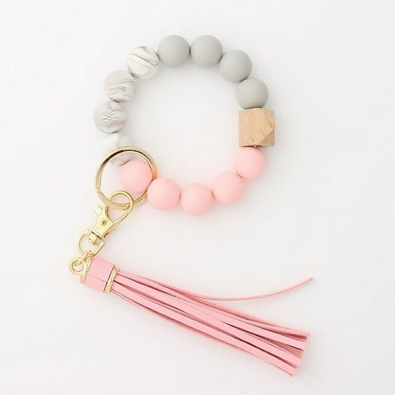 VINOIC Silicone Key Bracelet Wristlet Keychain Accessory for Women Fashion