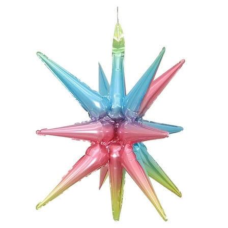 VINOIC Star Shaped Foil Balloons Set, Exploding Star Design for Birthday Graduation Parties, New Year Celebration Decorations, Festive Foil Balloons for Special Events