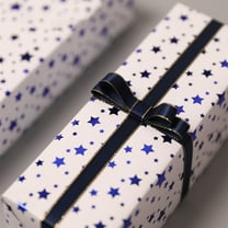 VINOIC Themed Wrapping Paper Copperplate Star Design for Christmas Holiday Gift Packaging