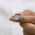 thumbnail image 1 of VINSON 3 Cttw Oval & Marqise Cut Moissanite Diamond Art Deco Engagement Ring for Her, 1 of 8