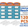 thumbnail image 1 of VINSULLA Ultraclean Access Flosser Refill Heads , Mint, Shred Resistant, 120 Count, 1 of 7