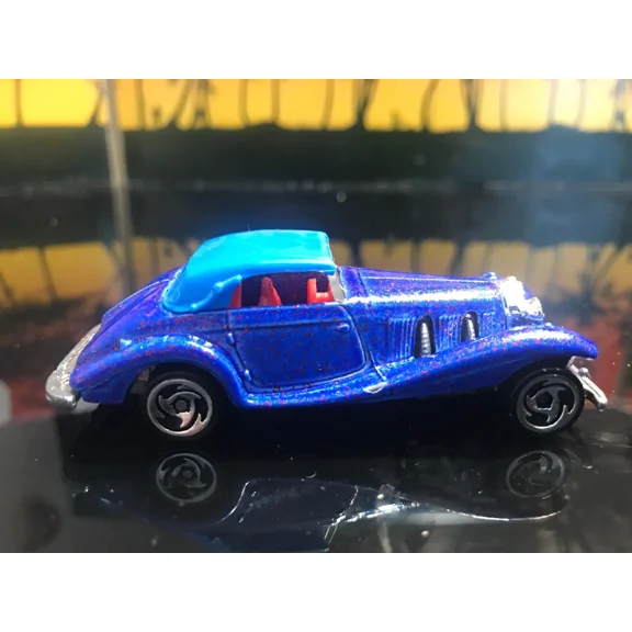 VINTAGE 1982 HOT WHEELS MERCEDES 540K RARE BLUE METAL FLAKE