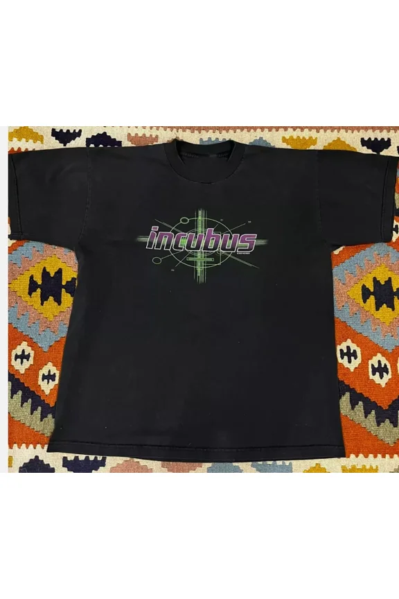 VINTAGE 2000 incubus Short Sleeve Cotton Black All Size t-Shirt