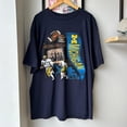 thumbnail image 1 of VINTAGE 90s | Michigan Football Embroidered Nutmeg T-Shirt, 1 of 5