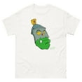 thumbnail image 1 of VINTAGE 90s graffiti spraycan graffiti character old school Men's heavyweight tee  (White, XL), 1 of 1