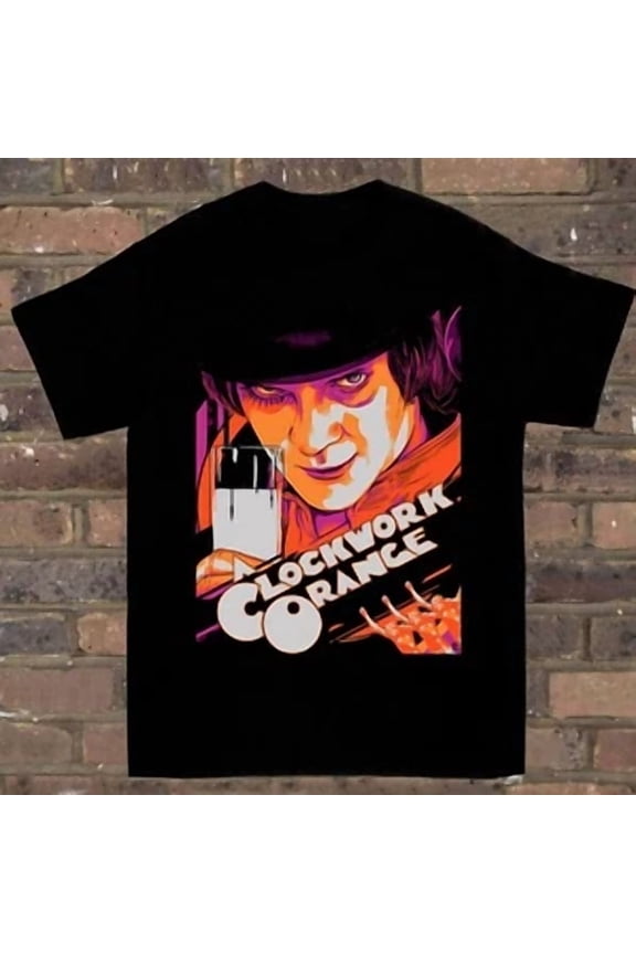VINTAGE A Clockwork Orange T-shirt Cotton Unisex Tee All Size