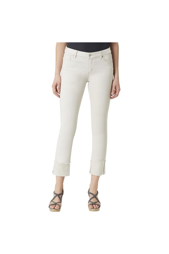 BLUES $70 Womens New 1249 Beige Cuffed Casual Pants 6 B+B
