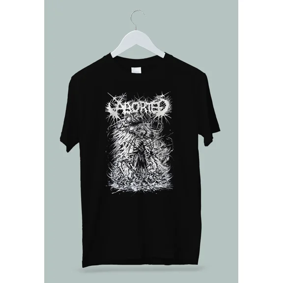 VINTAGE Aborted Skeleton Ribs T-Shirt S M L XL 2XL 3XL