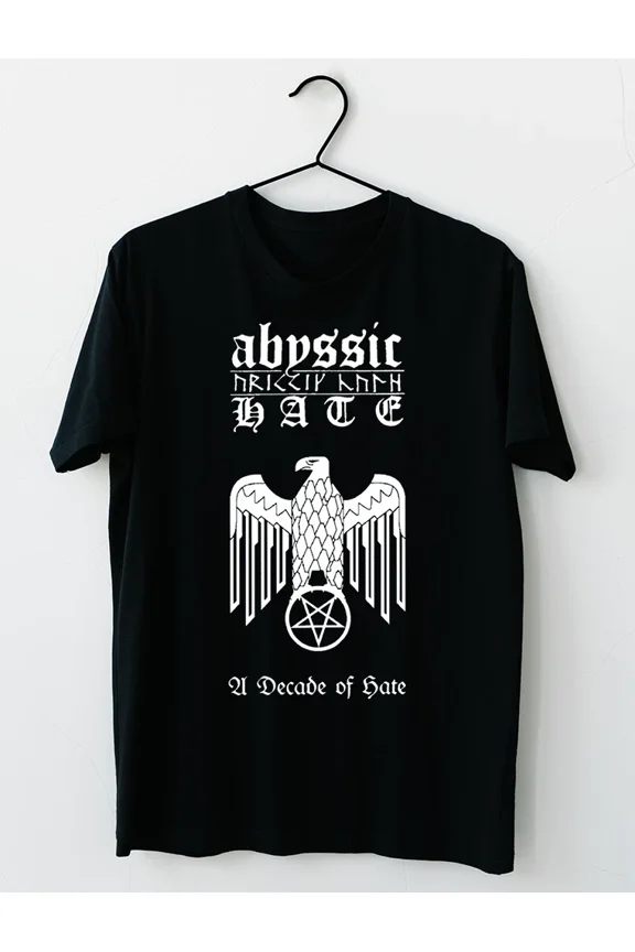 VINTAGE Abyssic Hate A Decade Of Hate T-Shirt S M L XL 2XL 3XL