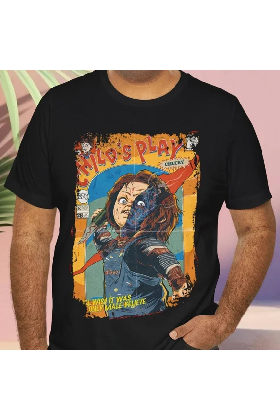 VINTAGE Aesthetic Childs Play Chucky Vintage Halloween Horror Movie Streetwear Unisex Cl