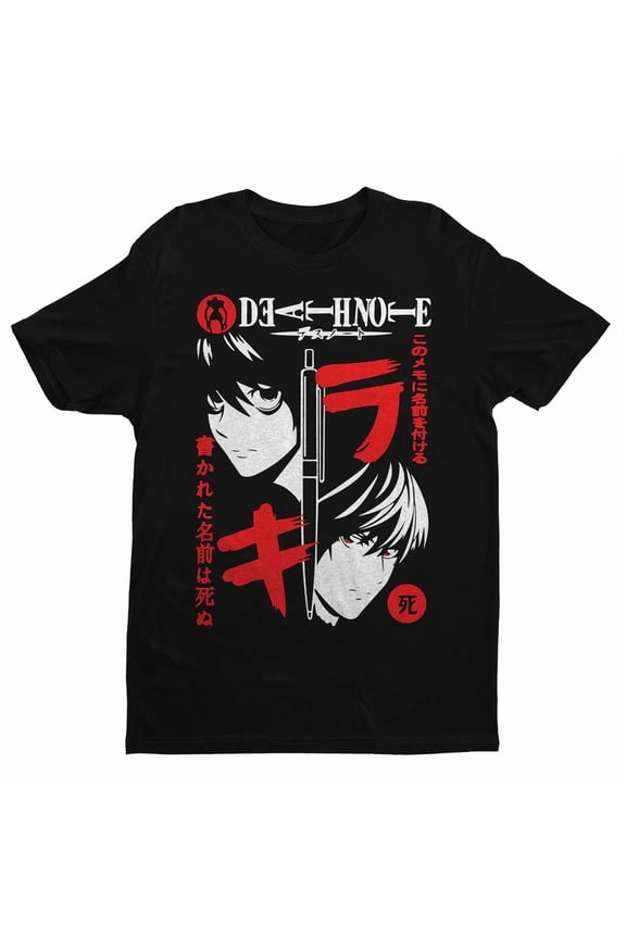 VINTAGE Anime Death Note Shirt, Anime Vintage Black T Shirt Size S - 5XL