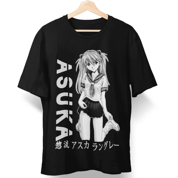 VINTAGE Asuka Evangelion Eva02 Anime Manga Aesthetic Cosplay new T-Shirt Size S to 5XL